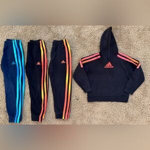 Adidas kids sweatshirt/sweatpants suit